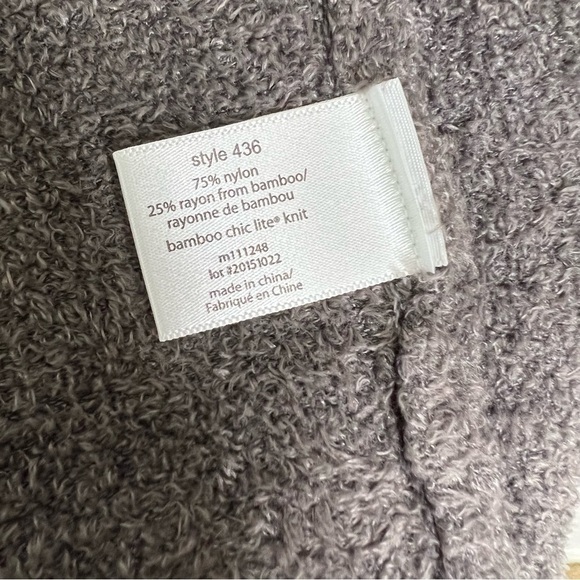 Barefoot Dreams Cardigan Sweater Women Small Medium S/M Chic Lite Gray Grey C3 - Picture 5 of 6